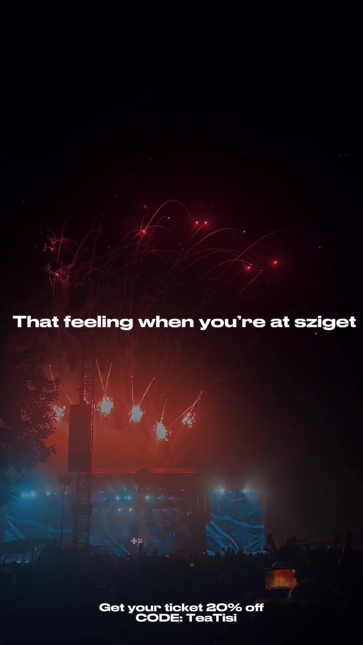 Get your pass 20% off using my code: TeaTisi and experience the magic of @szigetofficial #sziget #SZIGET2026 #szigetf...