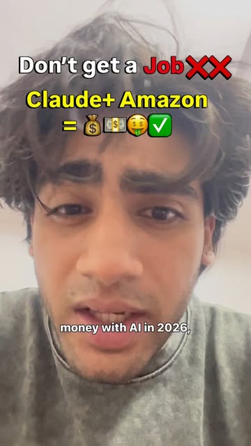 Comment “Amazon” down below to get a free guide on your dms #claudeai #claudeai #sidehustle #aivideo #onlinebusiness
