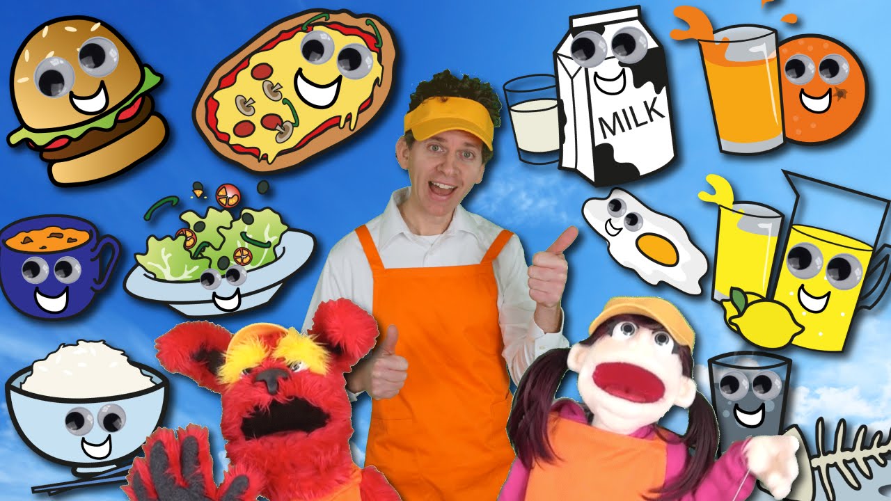 Food Song | Learn 15 Food and Drinks | Learn English Kids Can I take your order? Learn how to order food at a restaur...