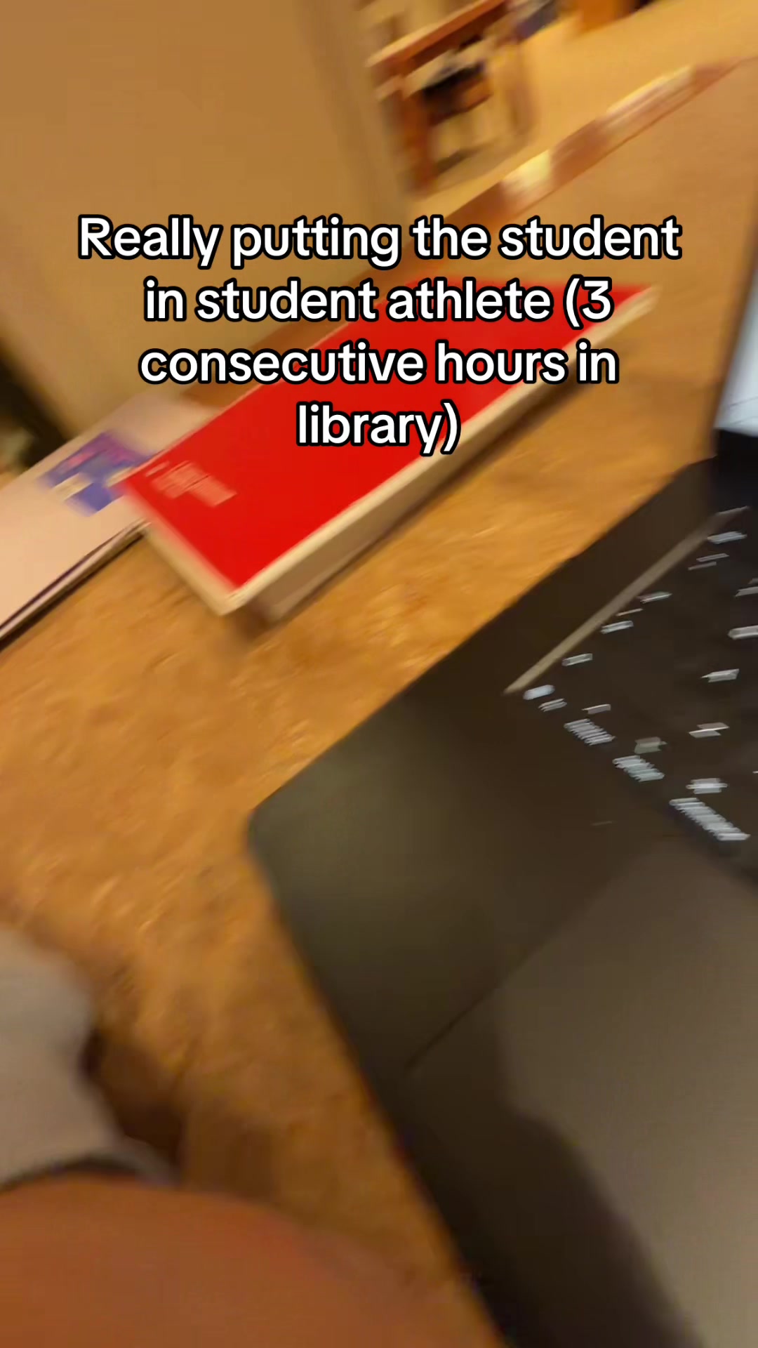 Loving this. #studentathlete #library #study #college #nerd
