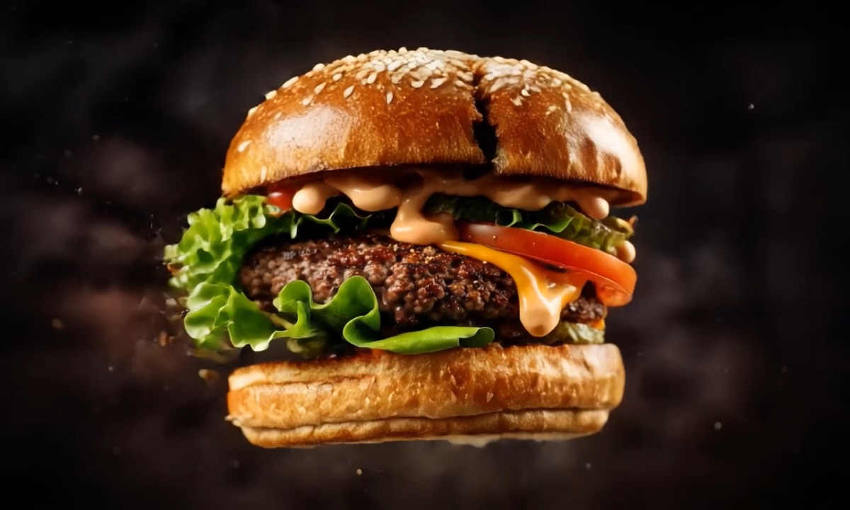Burger Advertisement