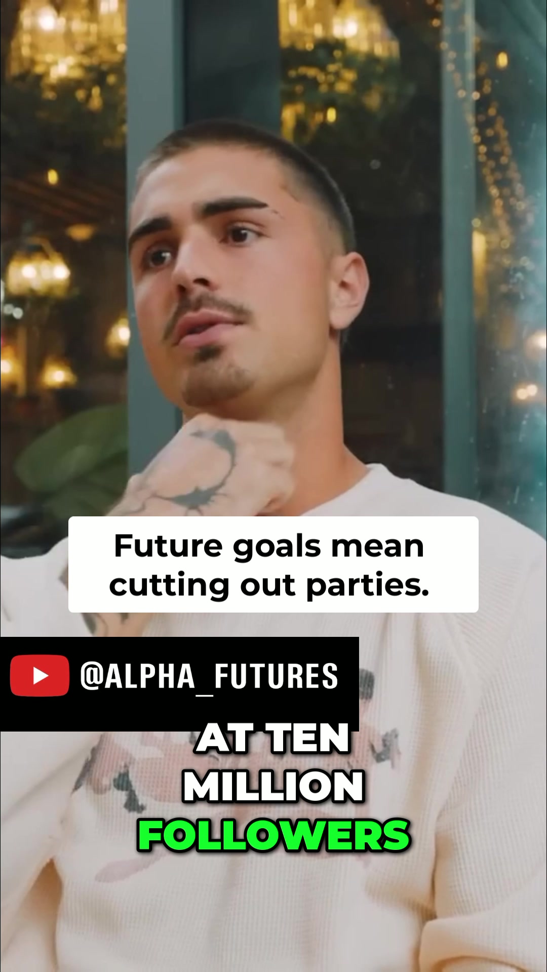 10 MILLION followers in 2 years… could he actually do it? 🤯 @alphafutures #AlphaFutures #Success #Mindset #goals