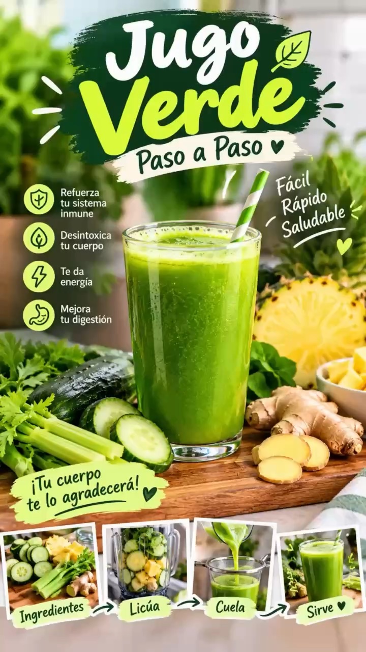 Receta Jugo Verde