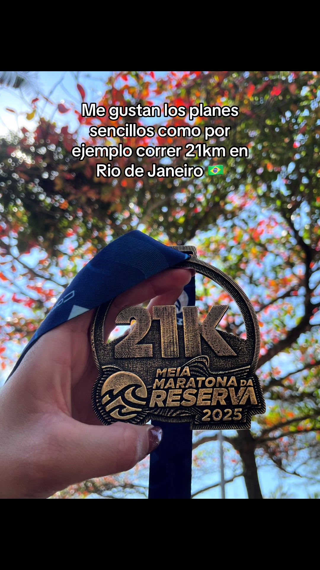 Sin darme cuenta viví ese algun dia… 🫶🏻🏃🏼‍♀️ #running #mediamaratonriodejaneiro #meiareserva