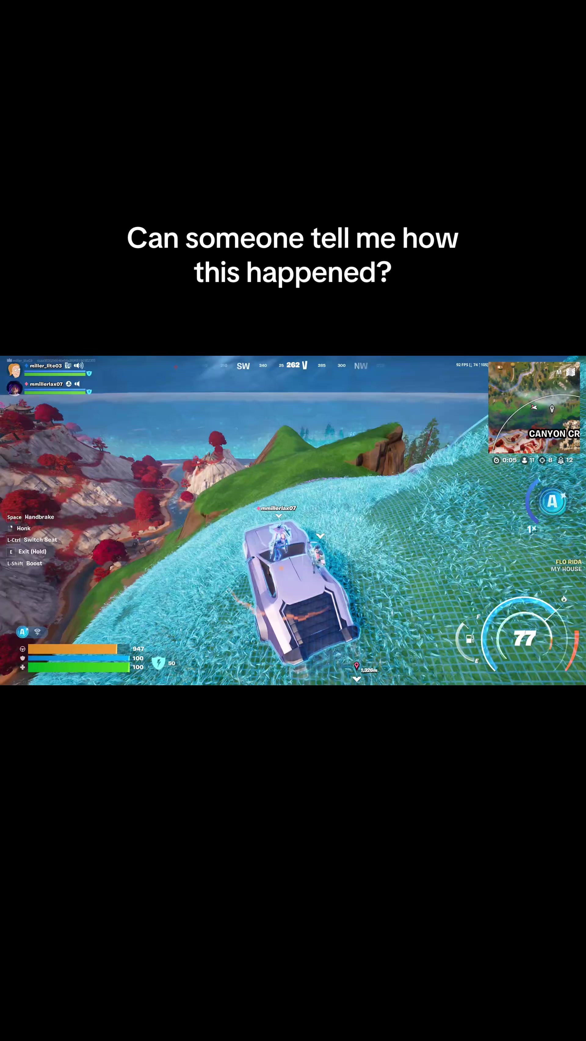 How did this even happen😭 #fortnite #fortniteclips #fortniteglitch #imjustagirl