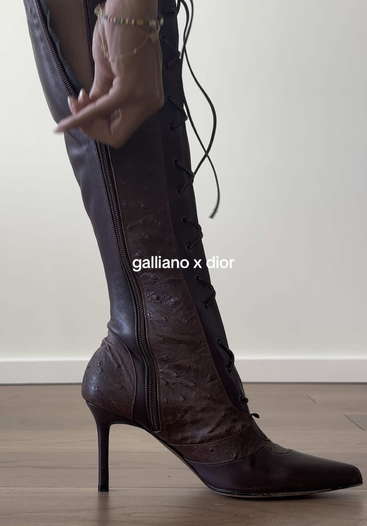 obsessed! 🤎 #fyp #dior #galliano #fashion #boots #creatorsearchinsights