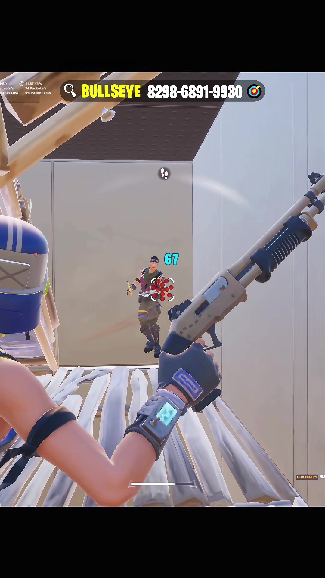 Never saw it coming 😭✌️ #fortnite #gaming #funny #piececontrol