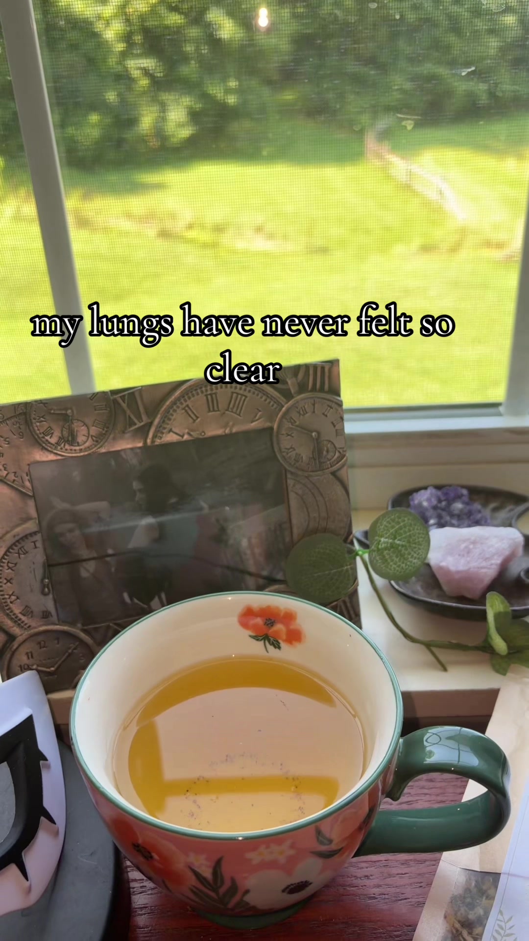 ☕️delicious and i can breathe #respiratorytea #clearlungs #tiktokshop #fyp #trending @The Good Village Co