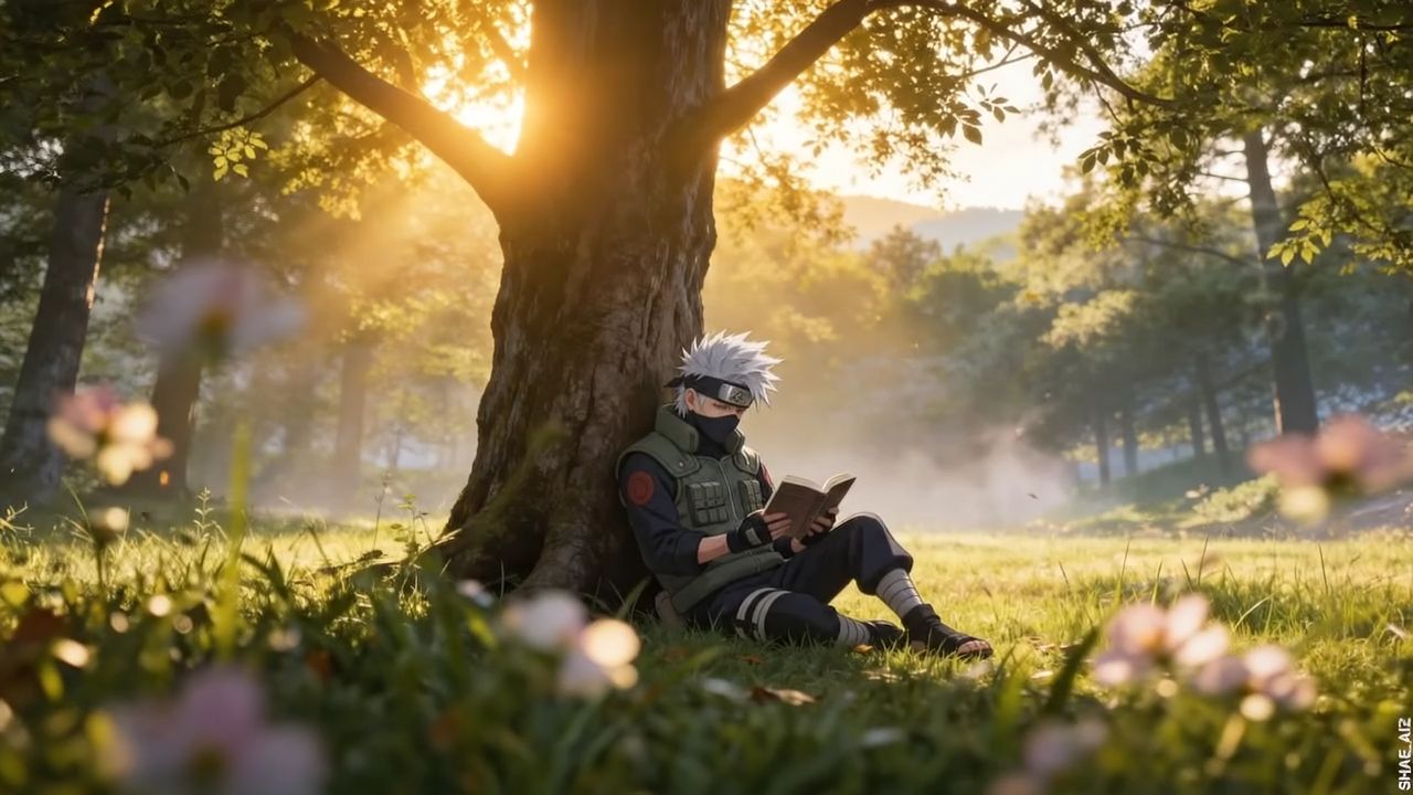 Even Kakashi rests. 🌿