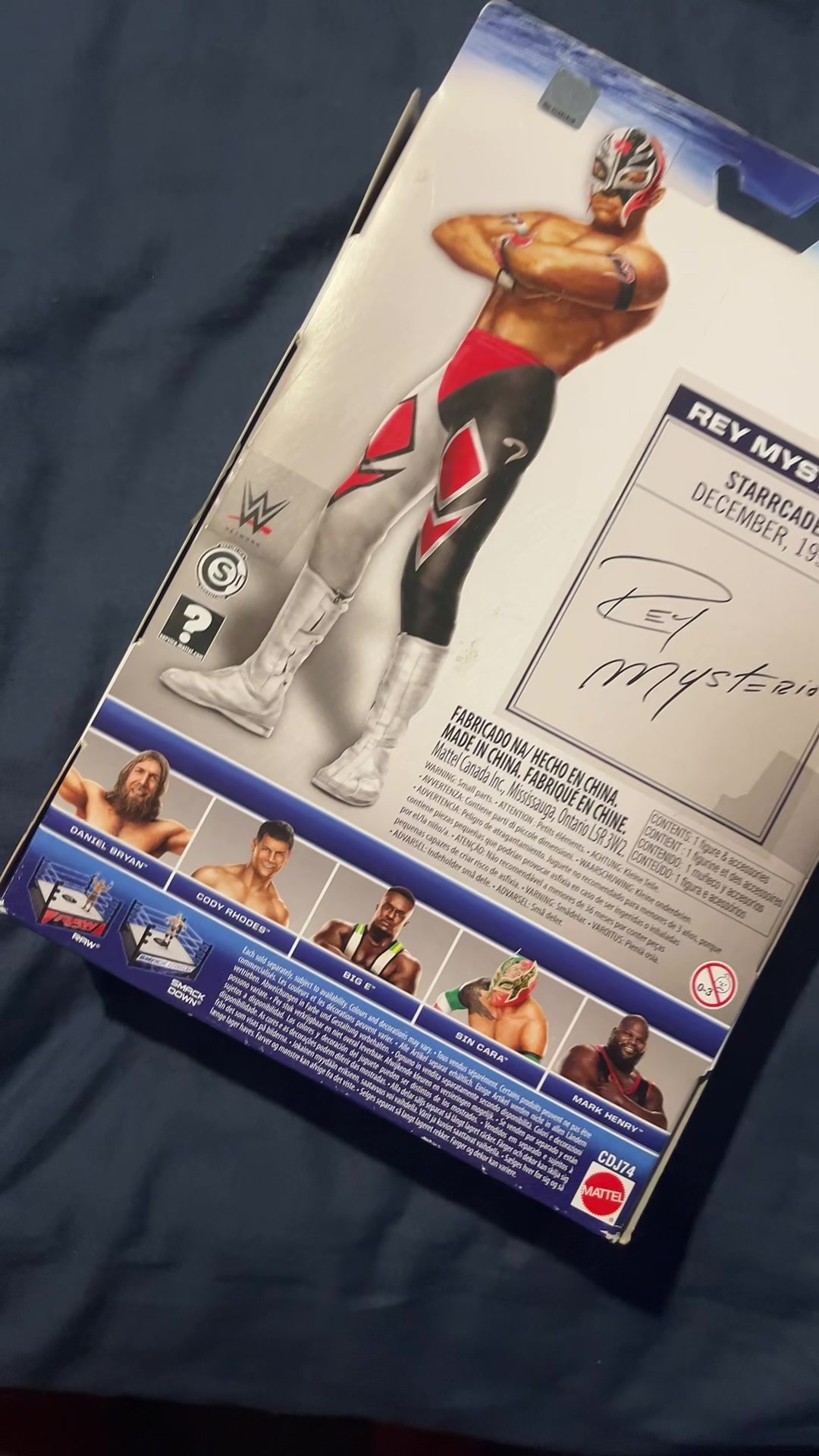 Rare Rey mysterio pick up W or nah? #wwe #vintedfinds #fyp #mattell #reymysteriowwe