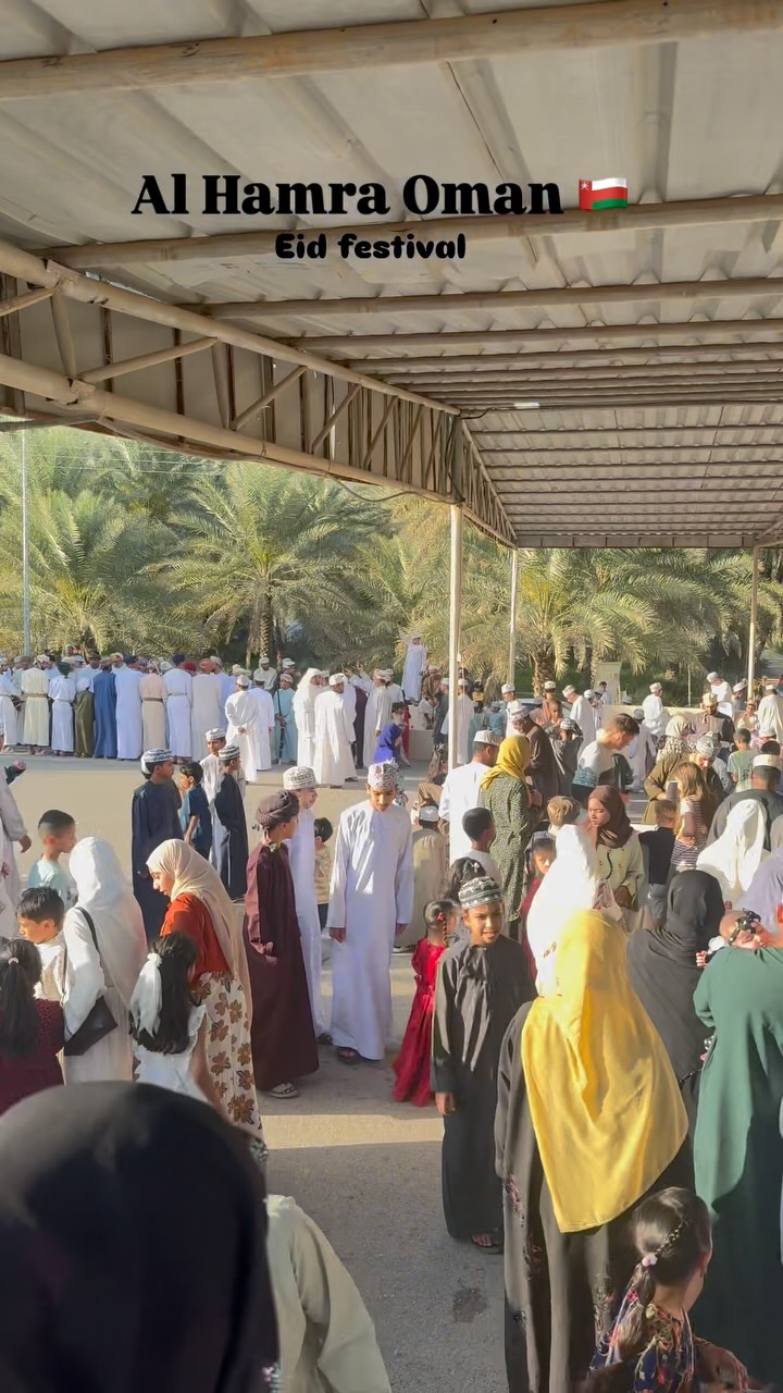 Al Hamra Eid festival 🌙 #muscatoman #oman #eidinoman #eid #omanbloggers