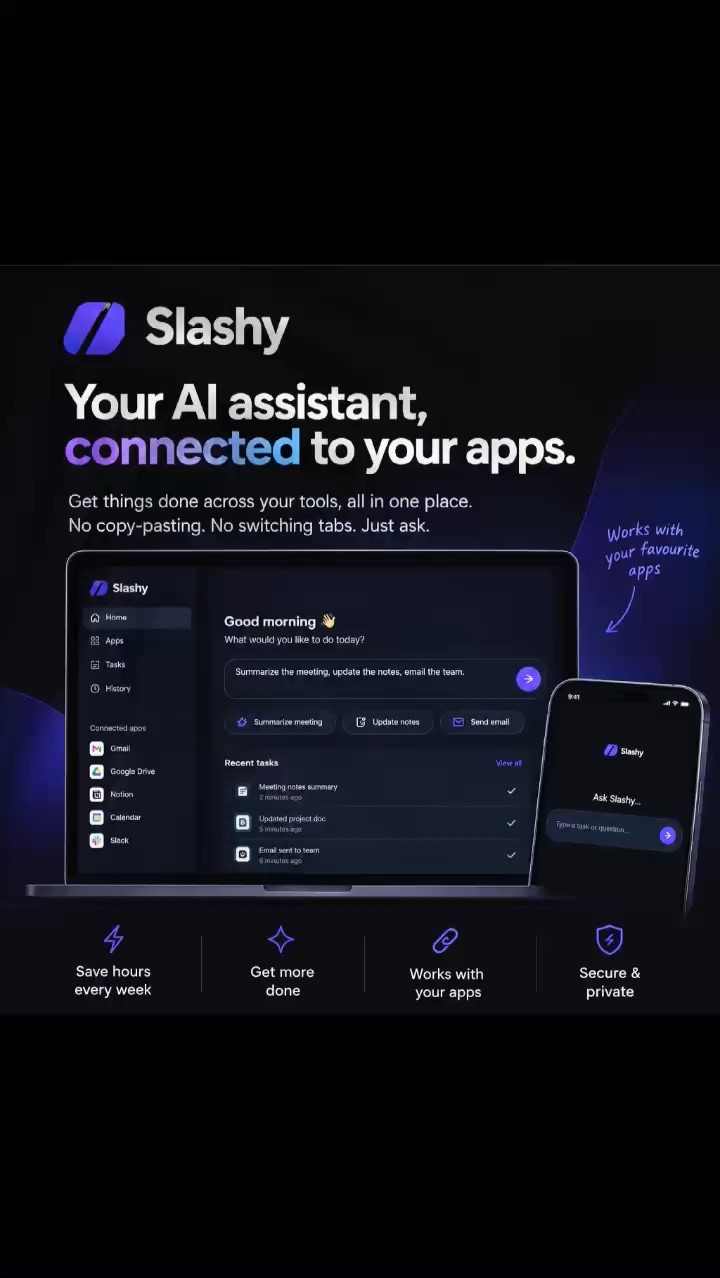Slashy advertisement
