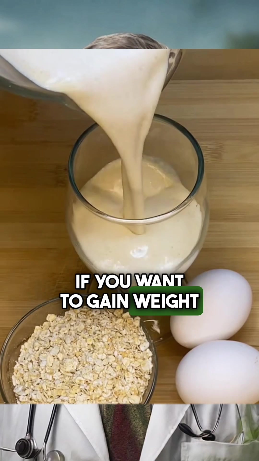 Gain weight and muscle with this drink #gainweight #muscle #healthyfood #healthydrink #naturalremedies