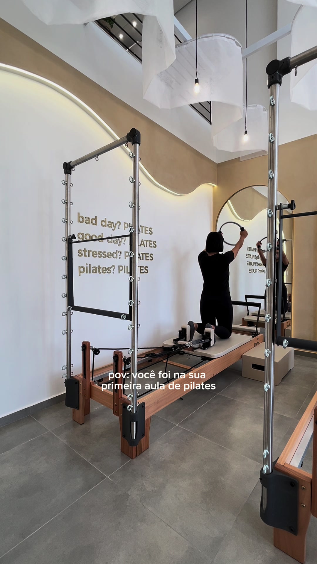 agora me sinto uma diva #pilates #pilatesreformer #autocuidadofeminino #dailyvlog #cozyvibes pilates | pilates reform...