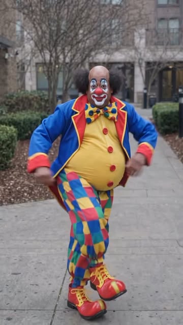 Funny dance #funny #higgsfield #aiinfluencer #clown #comedy