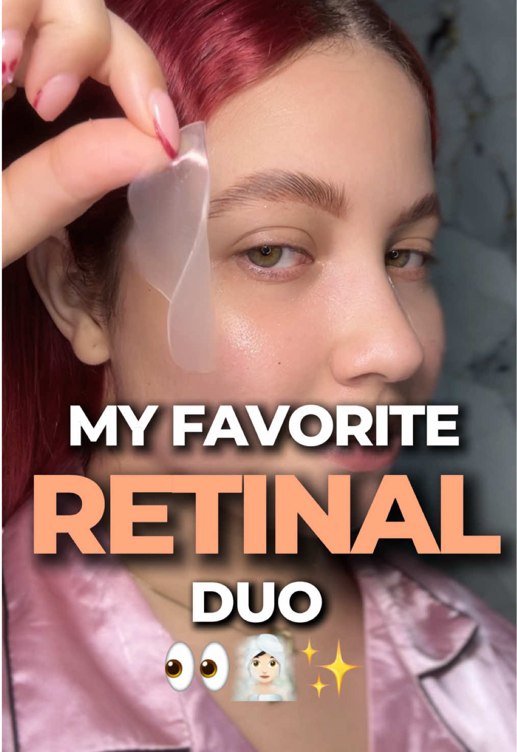 No pensé que un eye serum + eye patch duo pudiera hacer ESTA diferencia 😭✨ mis ojeras y líneas debajo de los ojos se...