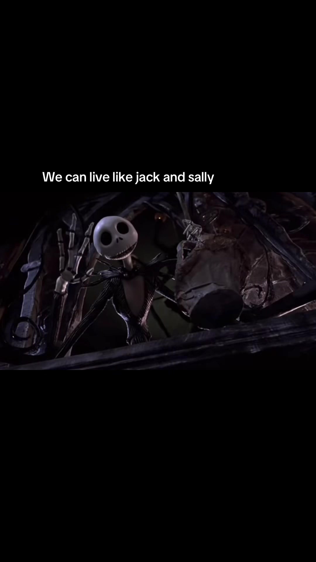 We can live like jack and sally if you want #nightmarebeforechristmas #blink128 #fyp #viral #blowthisup