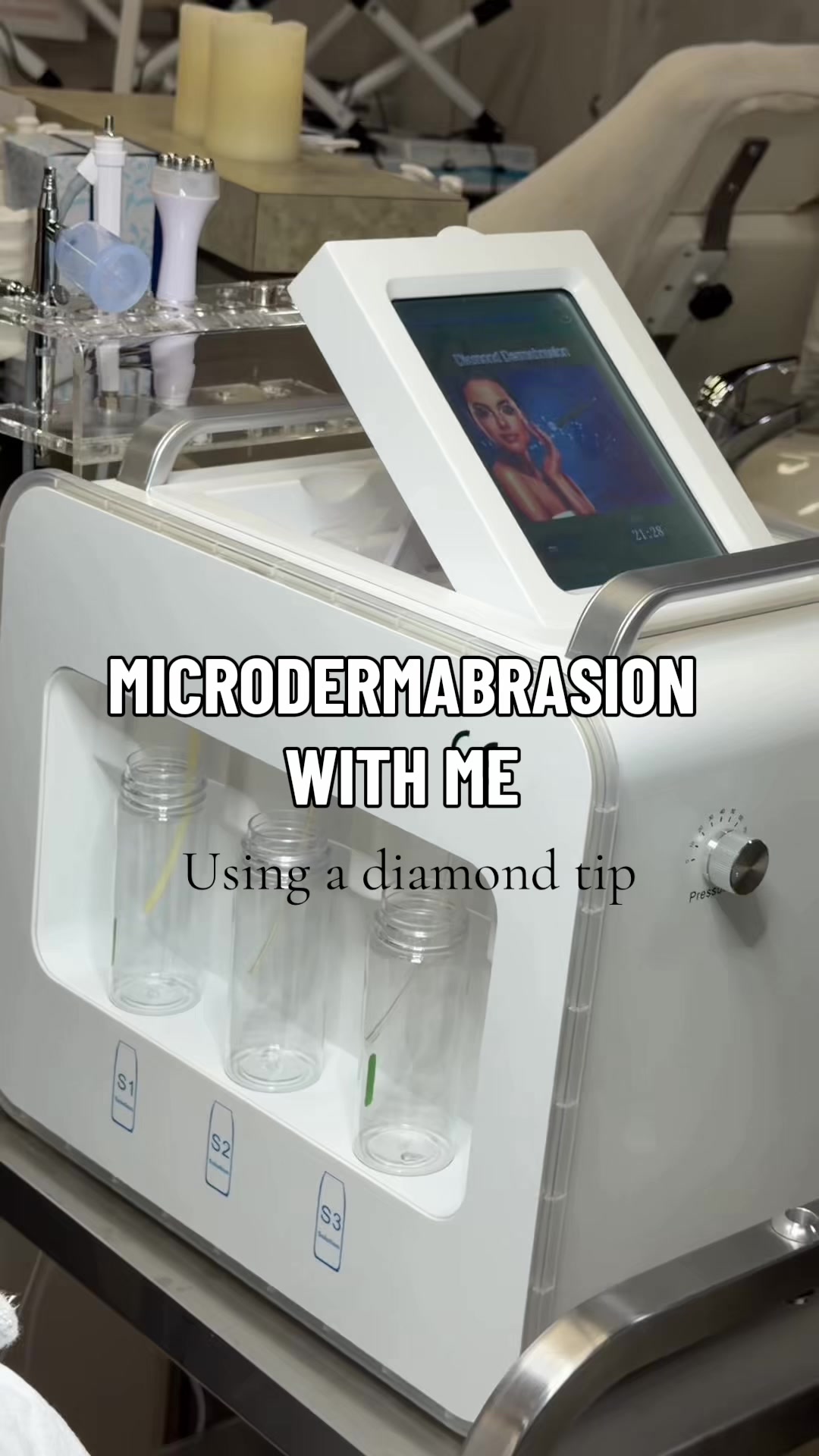 Diamond-tip microdermabrasion to gently exfoliate dead skin, refine texture, and boost skin renewal — finished with a...