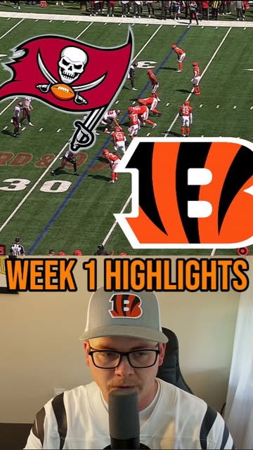 Bengals vs Buccaneers Week 1 Highlights!
