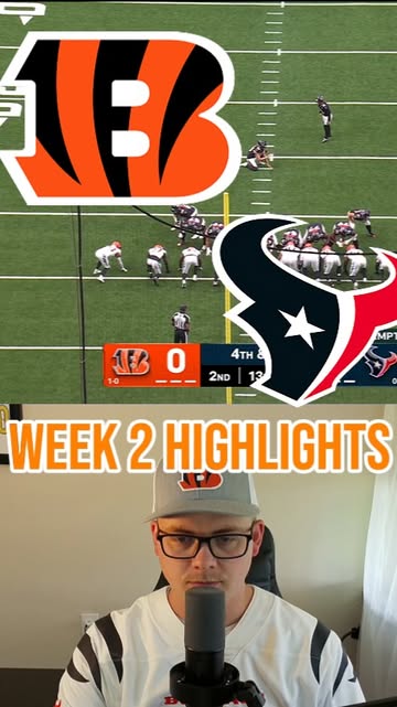 Bengals vs Texans Week 2 Highlights!