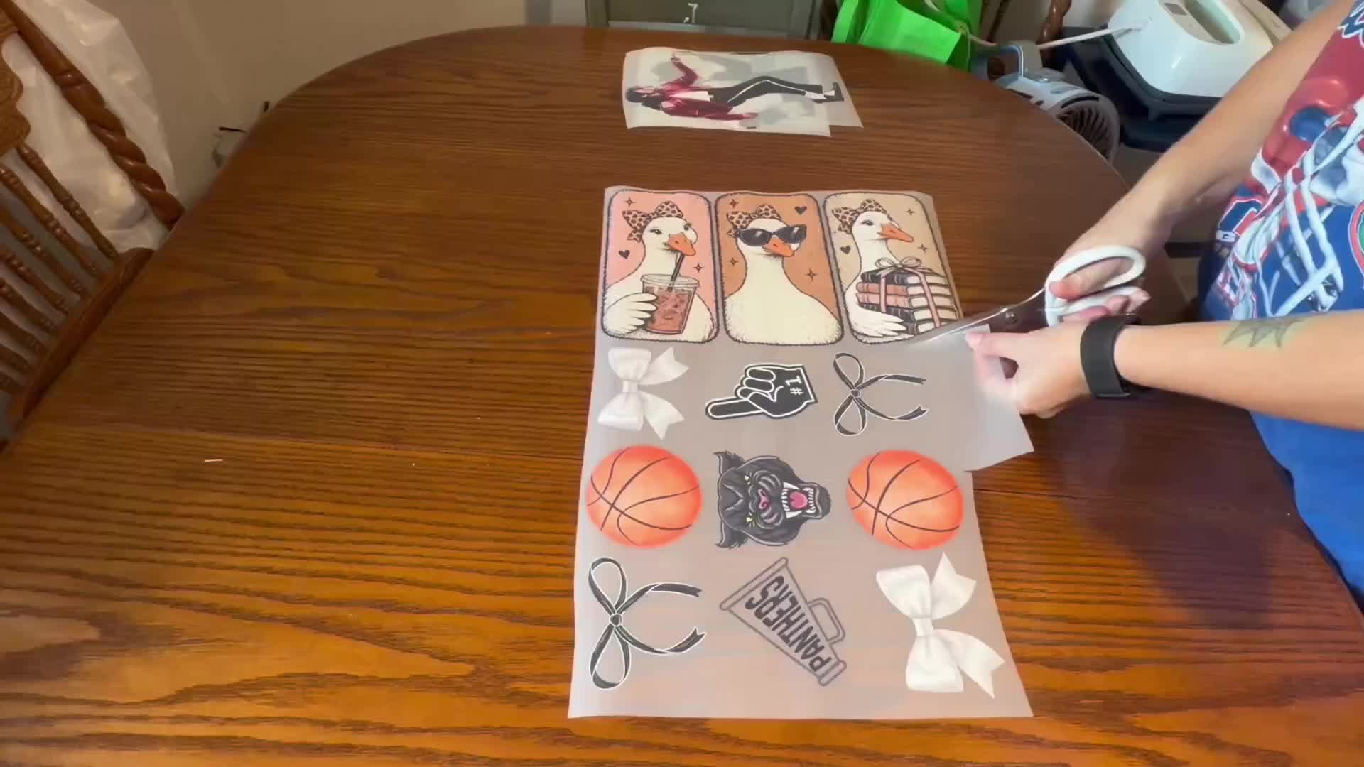 The process of making a shirt! #shirts #geese #books #smallbusiness #coffee