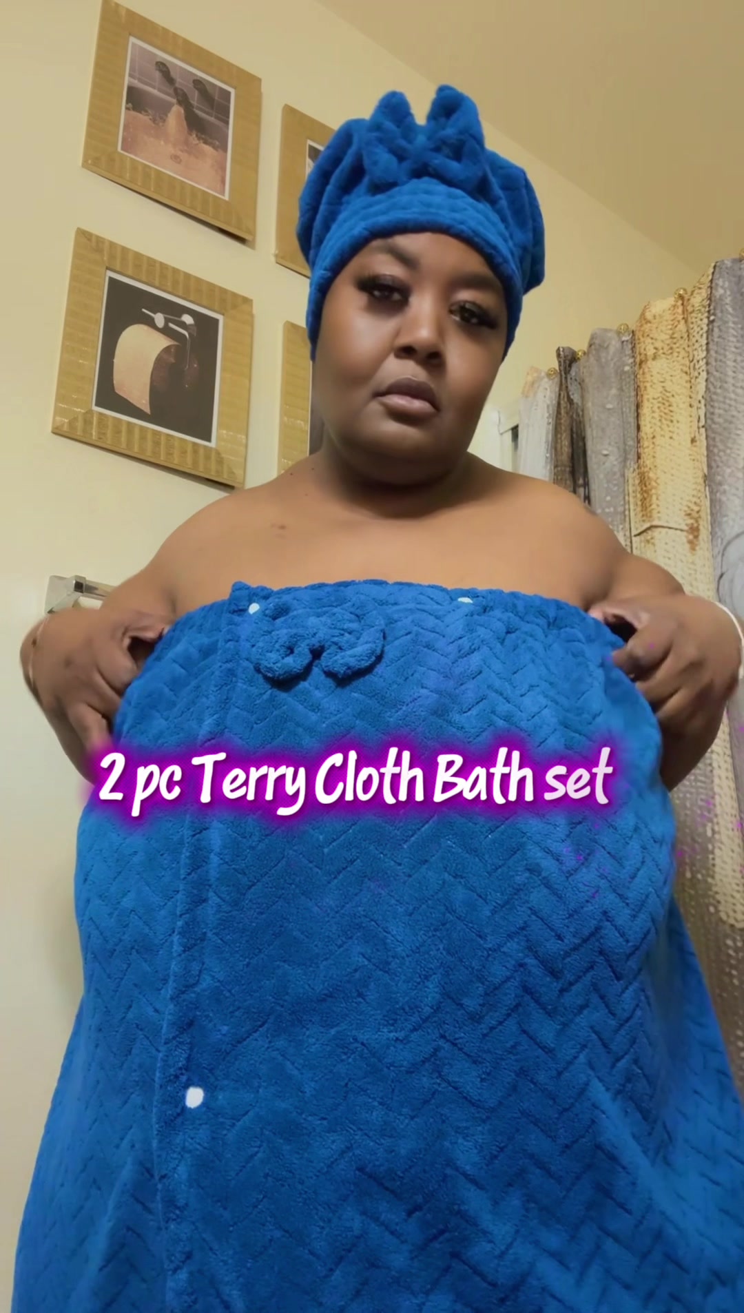 💙 Cozy, comfy, and cute! This 2pc terry cloth bath set comes in multiple colors and sizes. Tap the 🛒 to grab yours!...