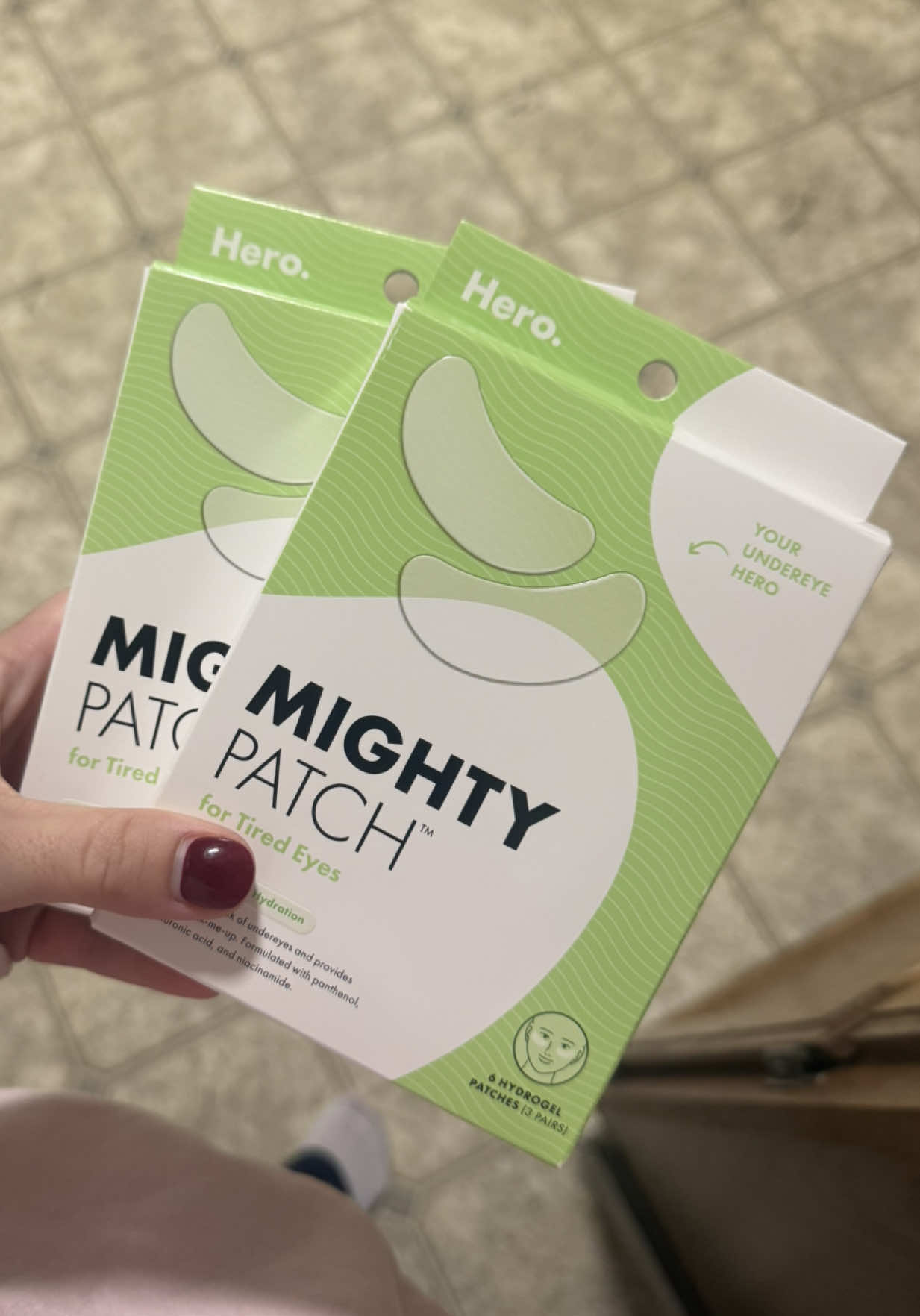 love these eye patches from @Hero Cosmetics #mightypatch #eyepatches #ugc