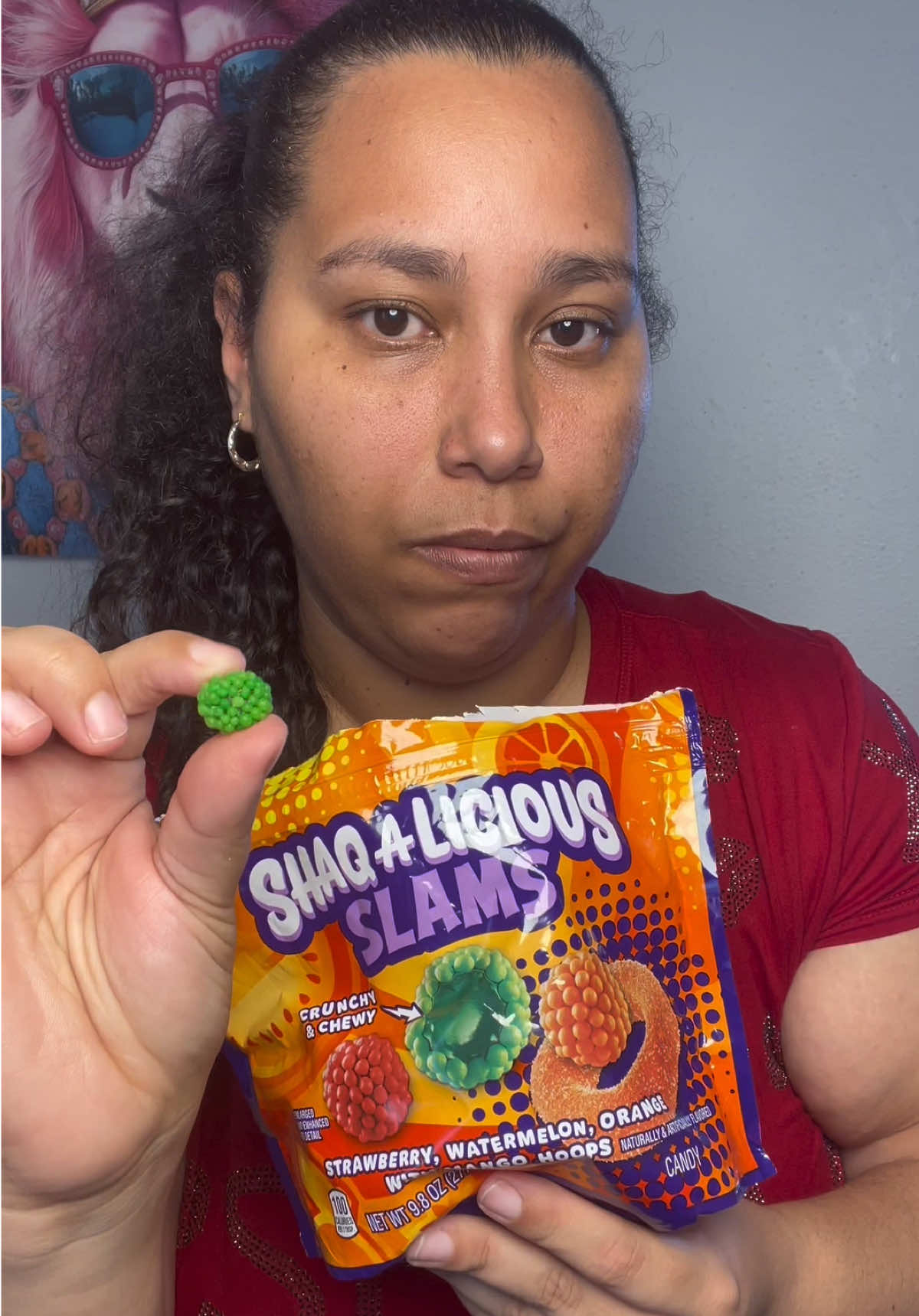 First impressions of the new Shaq-a-licious SLAMS from Walmart with my bestie! 🏀🍬 You guys need to try these out! @...