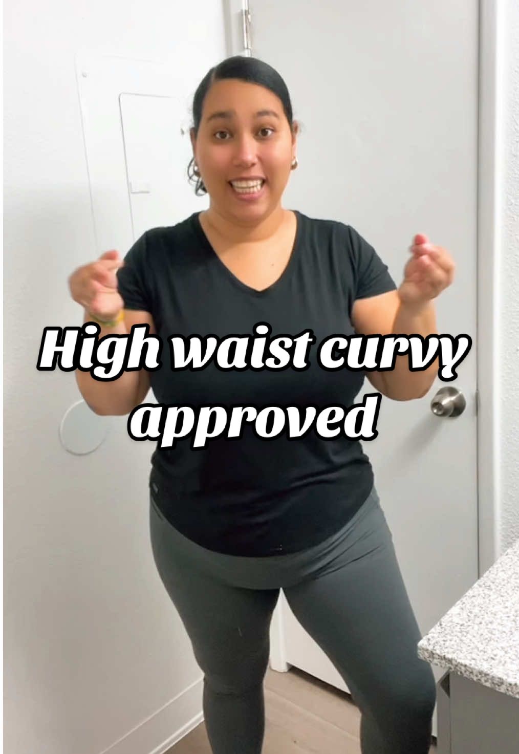 Licras high waist que no marcan, recogen el abdomen y son súper cómodas. #leggings #highwaistleggings #plussizeleggin...