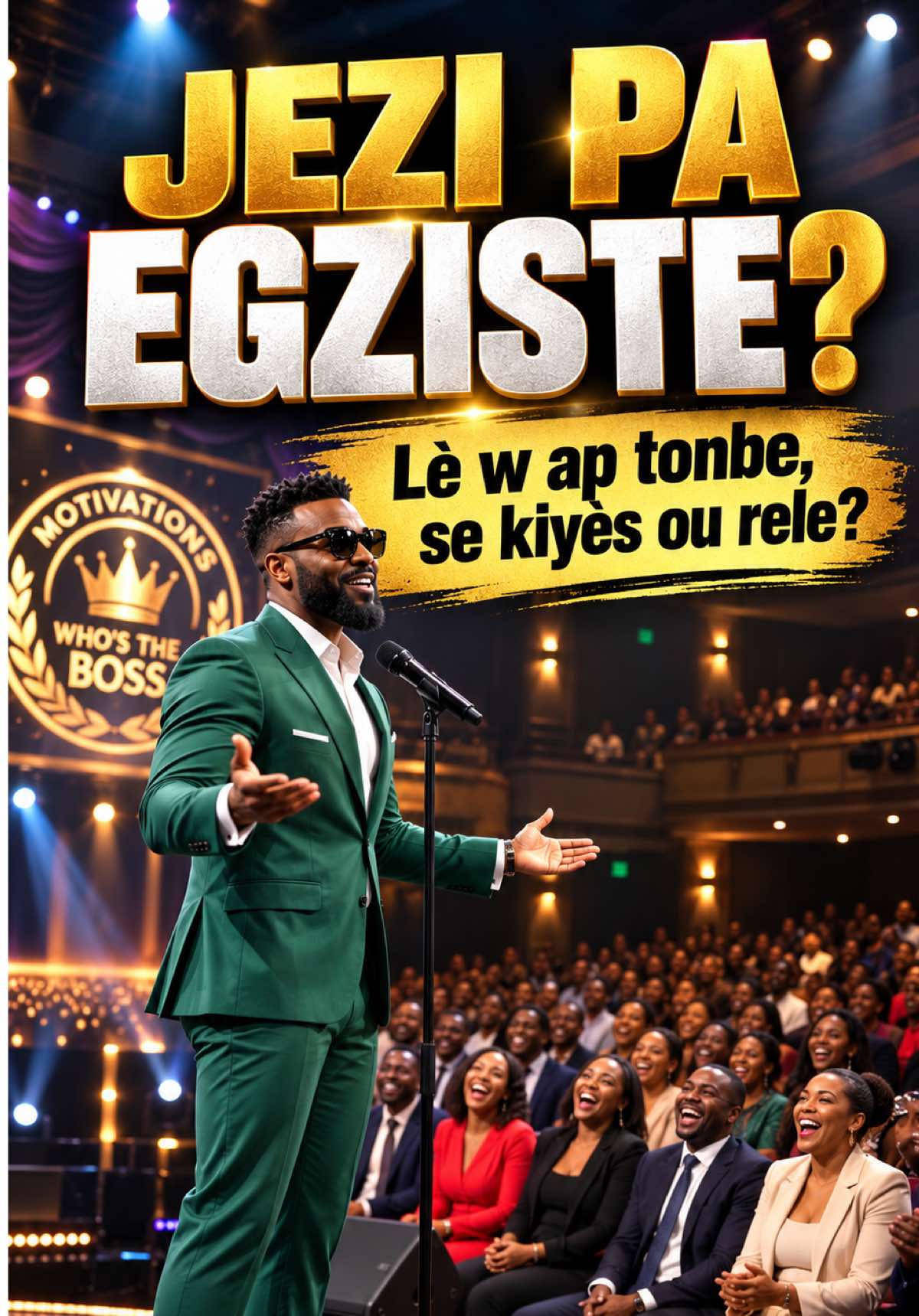 Boss Fanmi! 👑 Kèk nan nou di Jezi pa egziste, men lè pye w glise pou w tonbe, premye bagay ki soti nan bouch ou se:...