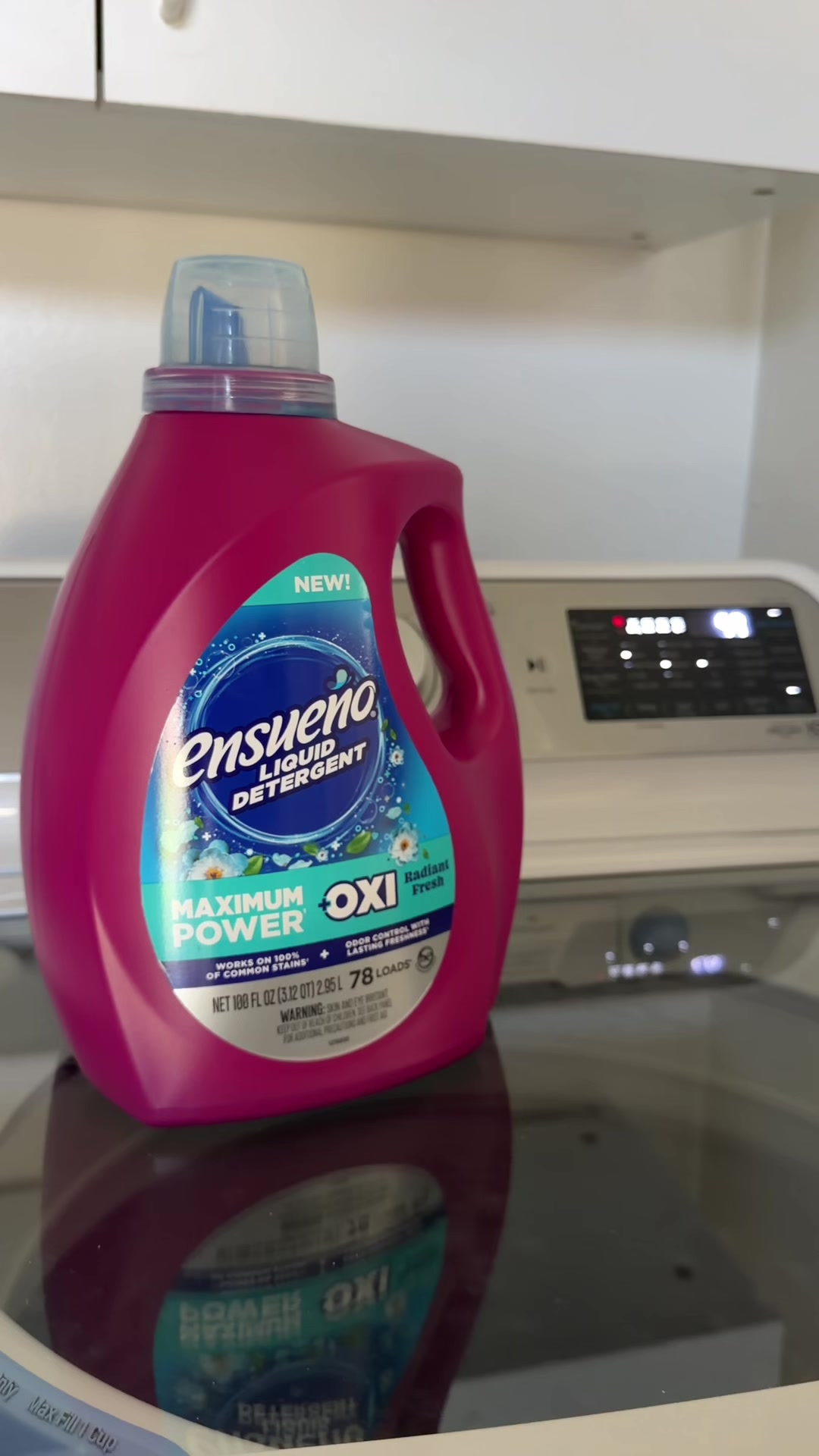 I really like how fresh this detergent leaves my clothes! It leaves it smelling good, looking clean, and feeling fres...