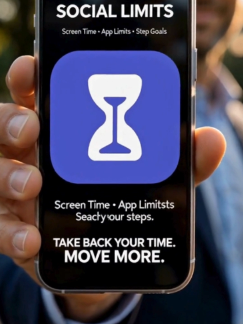 Too much screen time? It’s time to take back control. Meet Social Limits — the app designed to help you reduce screen...