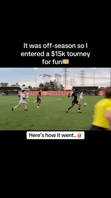 I entered a $15k tournament for fun. Here’s how it went.. Follow for more‼️🍿 #athlete #tournament #cash #prize #soccer