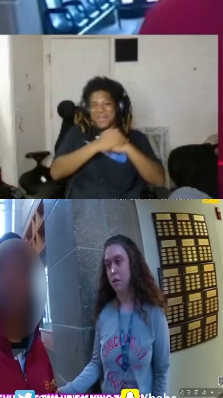 This lady completely lost