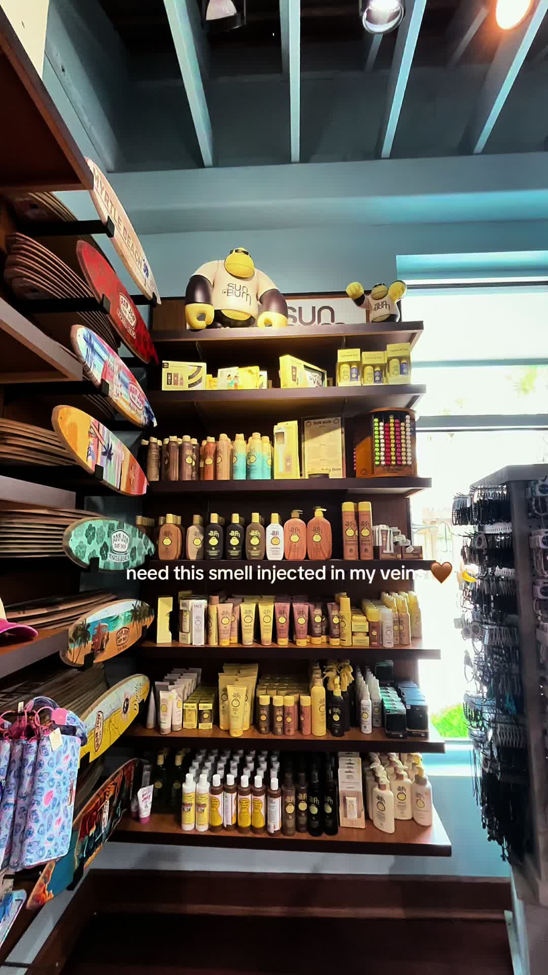 love the smell of sunbum 🤎🍌 #sunbum #surfshop #ronjon #sunbumsuncreen #summer
