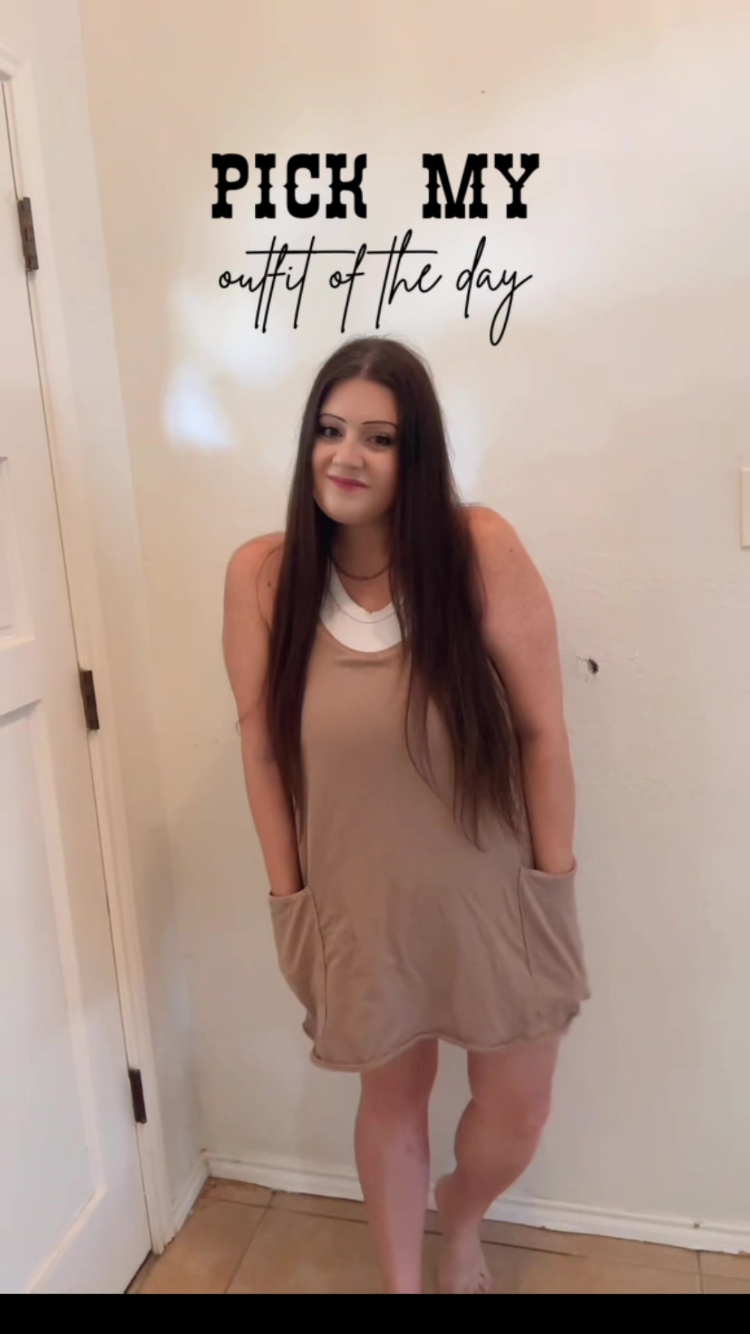 Help me pick which color to wear of my FAV outfit ever 👗🤍 this dress could easily be worn into fall with a long sle...