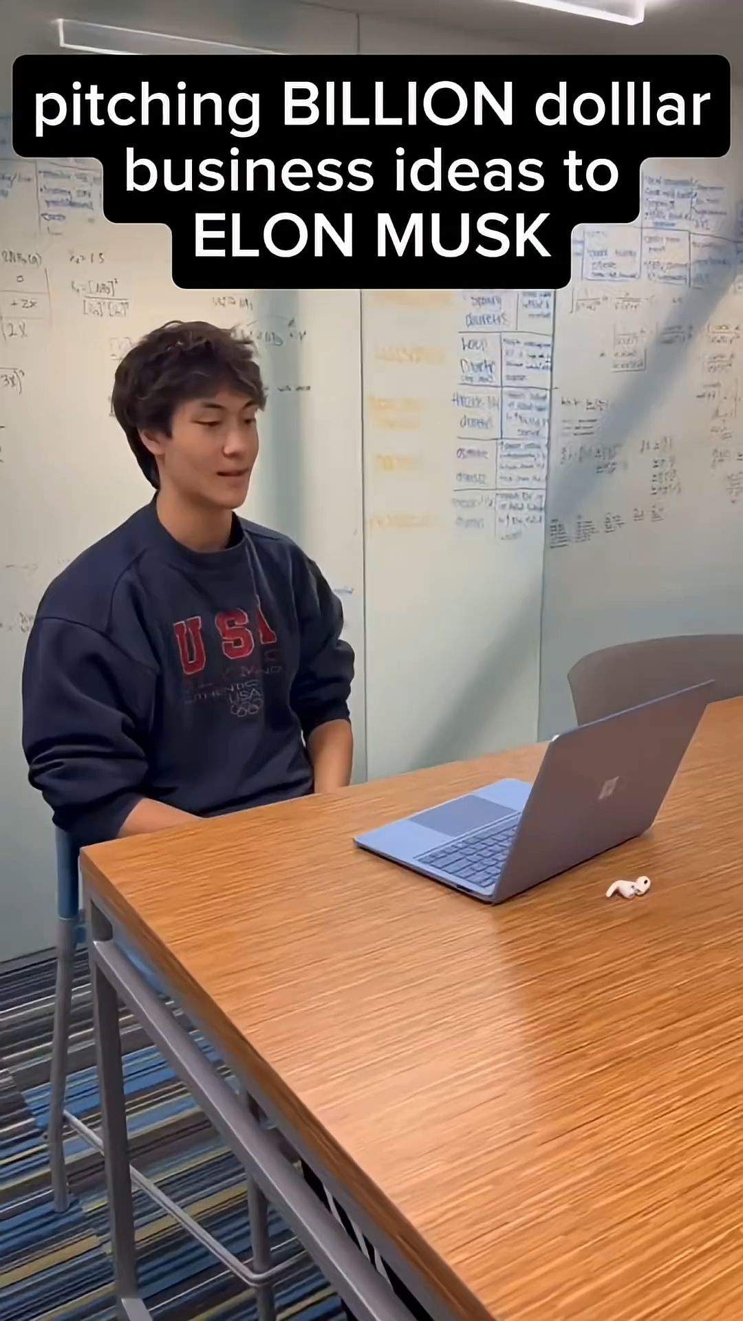 business inquiries video using AI face app