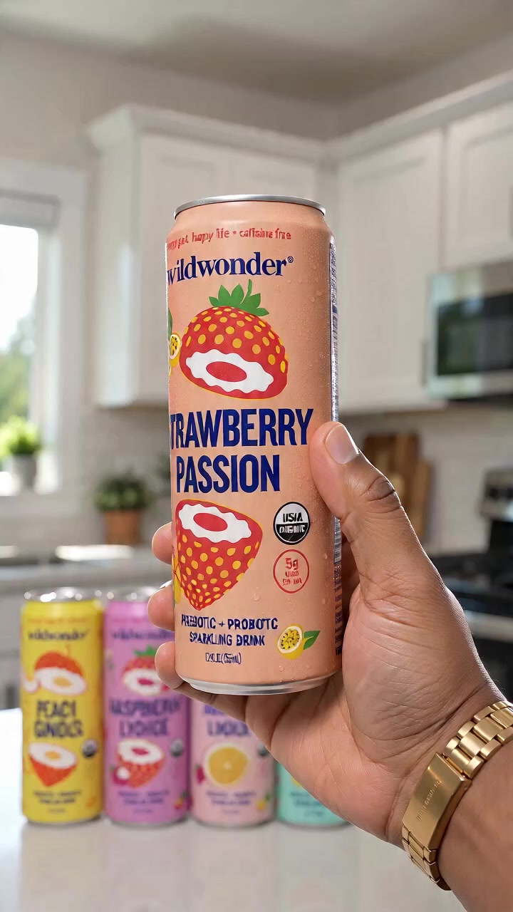 Refresh your day with the wildwonder Sparkling Probiotic Drink. This Classic Variety Pack features 12oz cans that are...