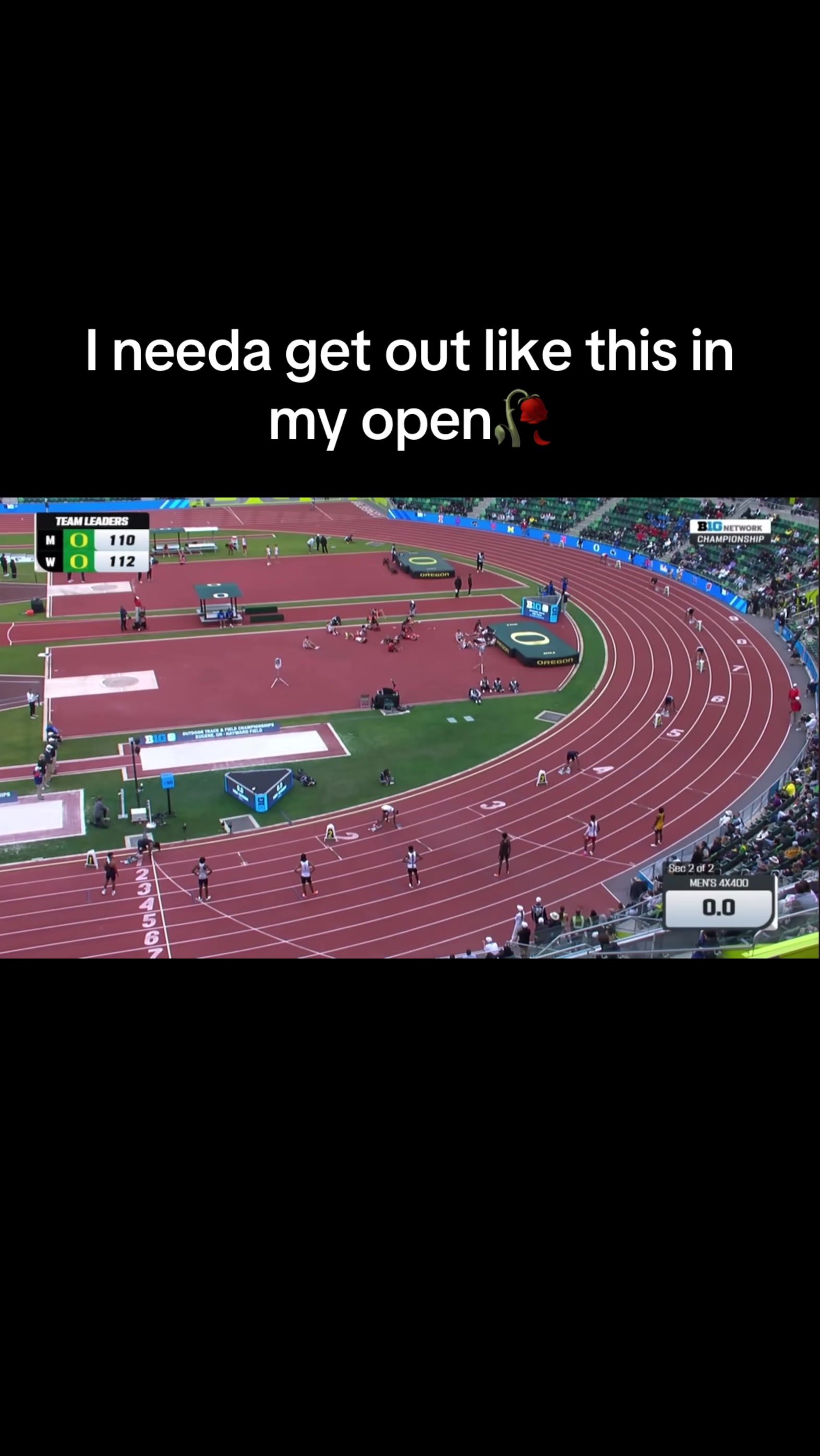might be a relay warrior 🥀 (lane 9) #fyp #d1 #trackandfield #freshman #fypage #trackmeet #bigten