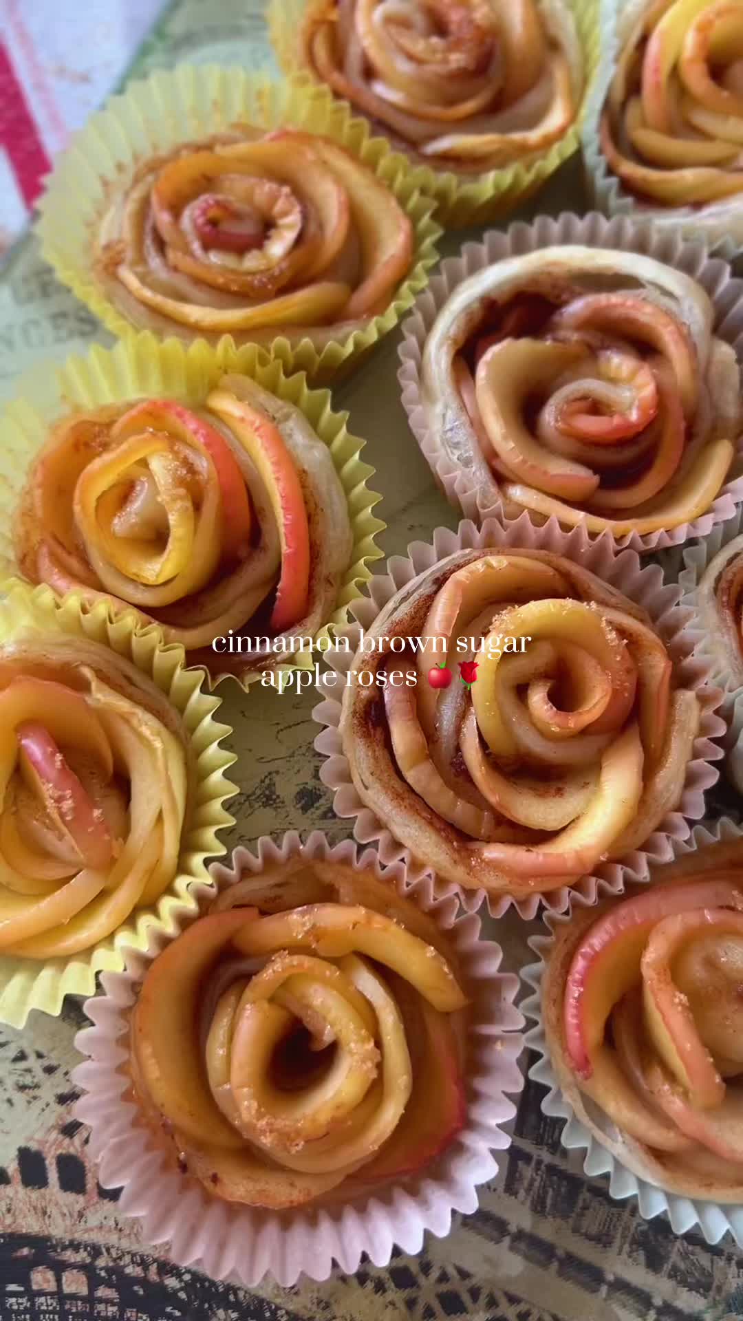 the prettiest dessert 🍎🌹 #apple #rose #thanksgiving #dessert #baking @JusRol North America @target
