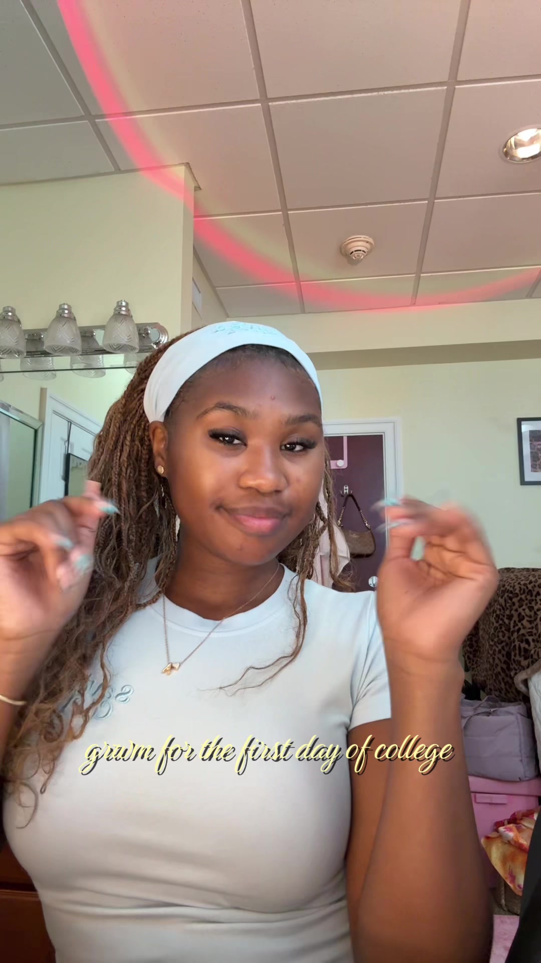 grwm for the first day of college!! 🩵#college #grwm #fyppp #hpu