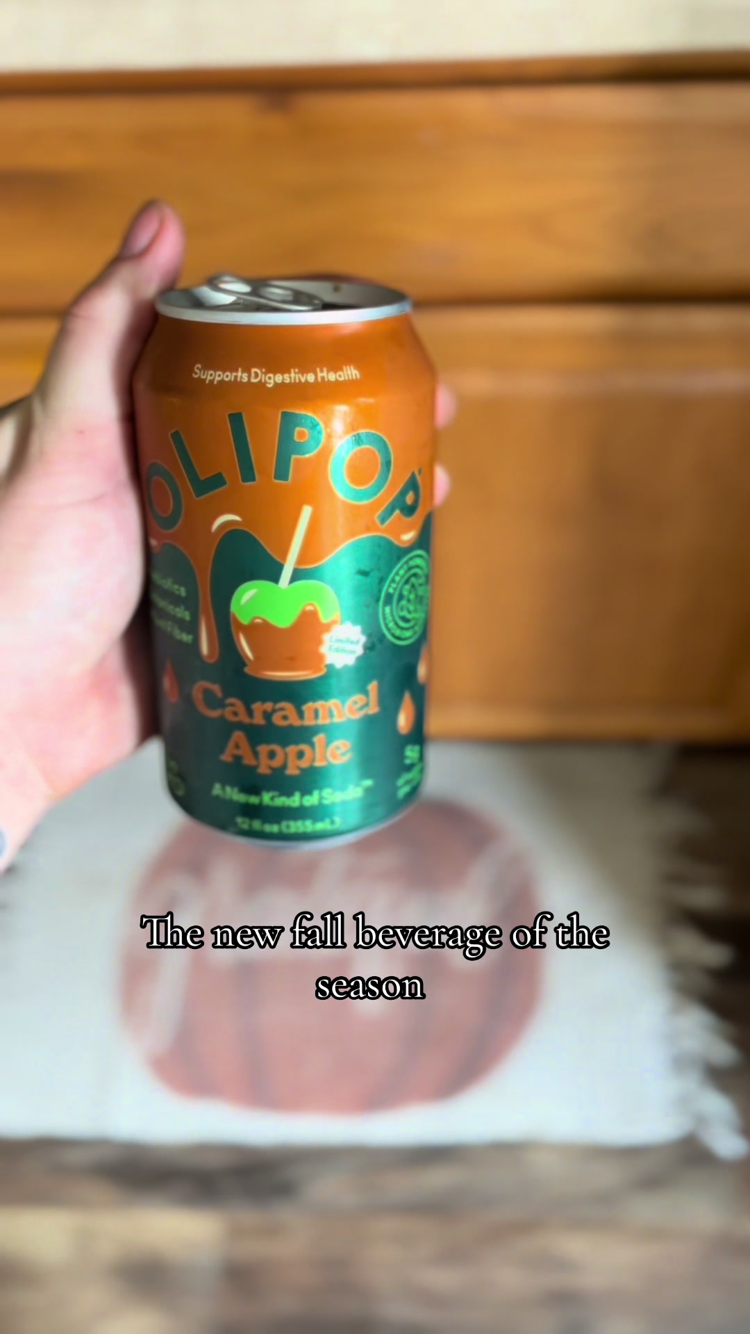 So good! 10/10 @OLIPOP #olipop #caramelappleolipop #caramelapple #fallbeverage