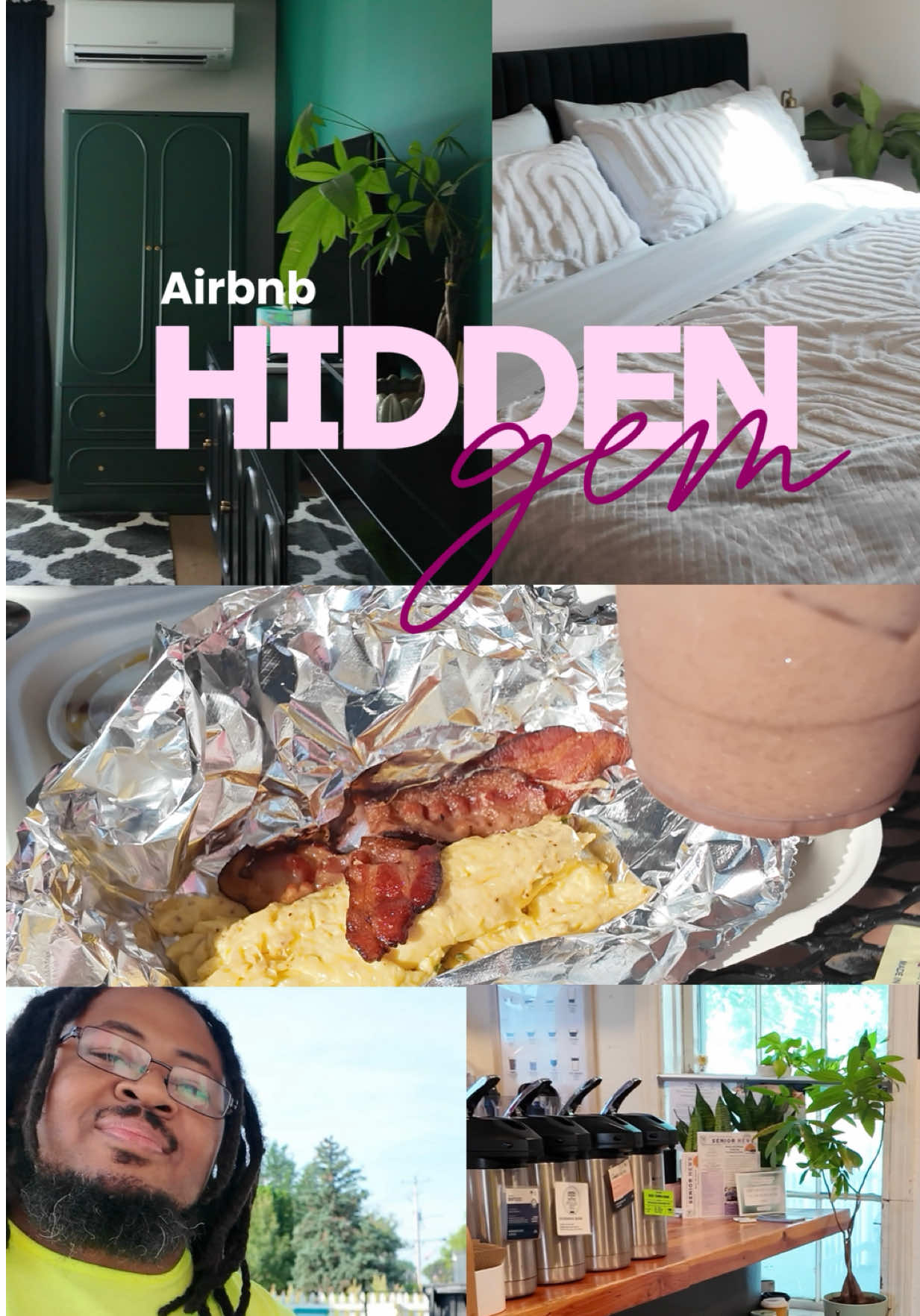 Love an @airbnb hidden gem 💎 #airbnbfinds #travel #traveltiktok #couple #food