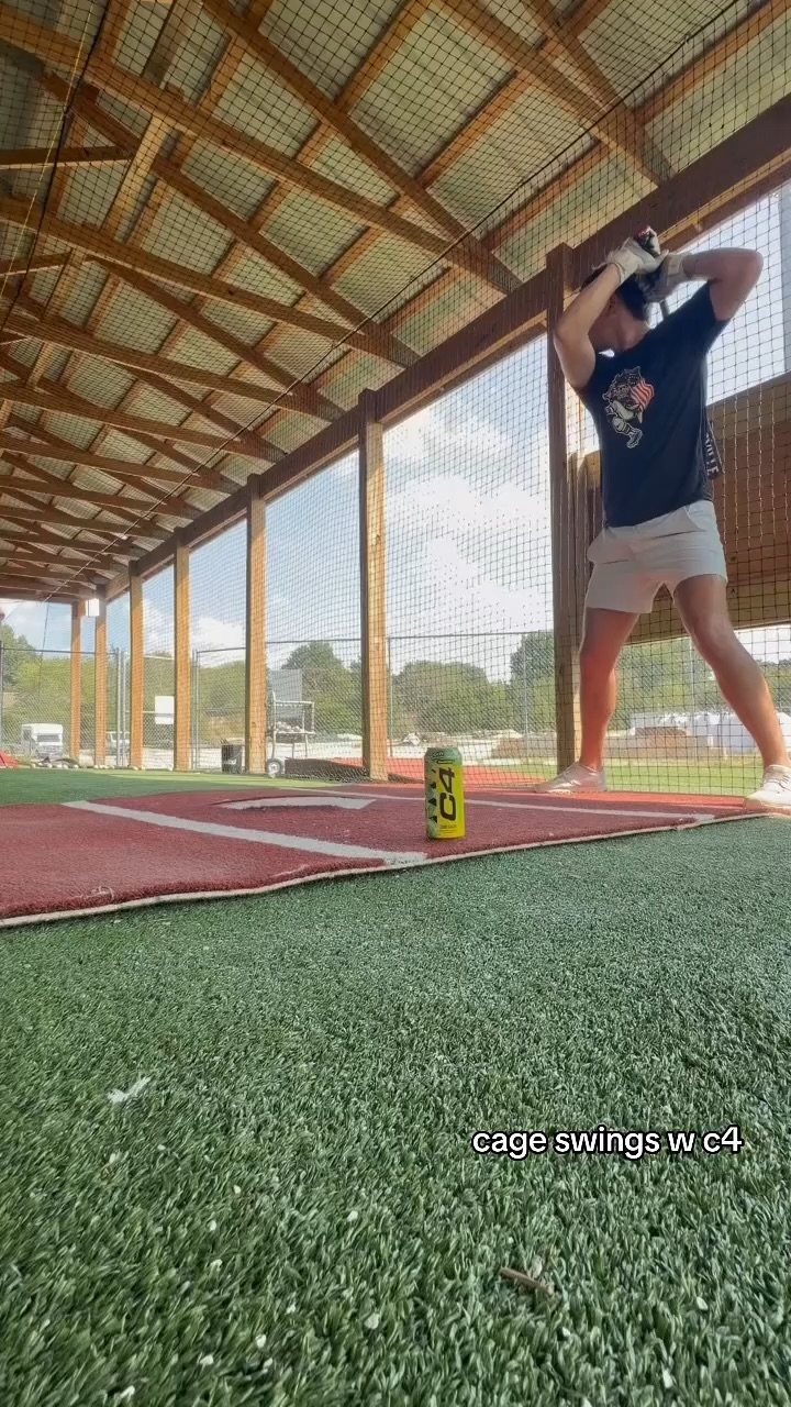 Hitting in cage