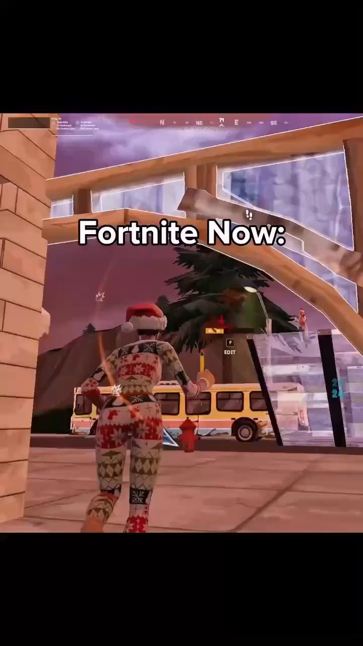 Fortnite now vs then