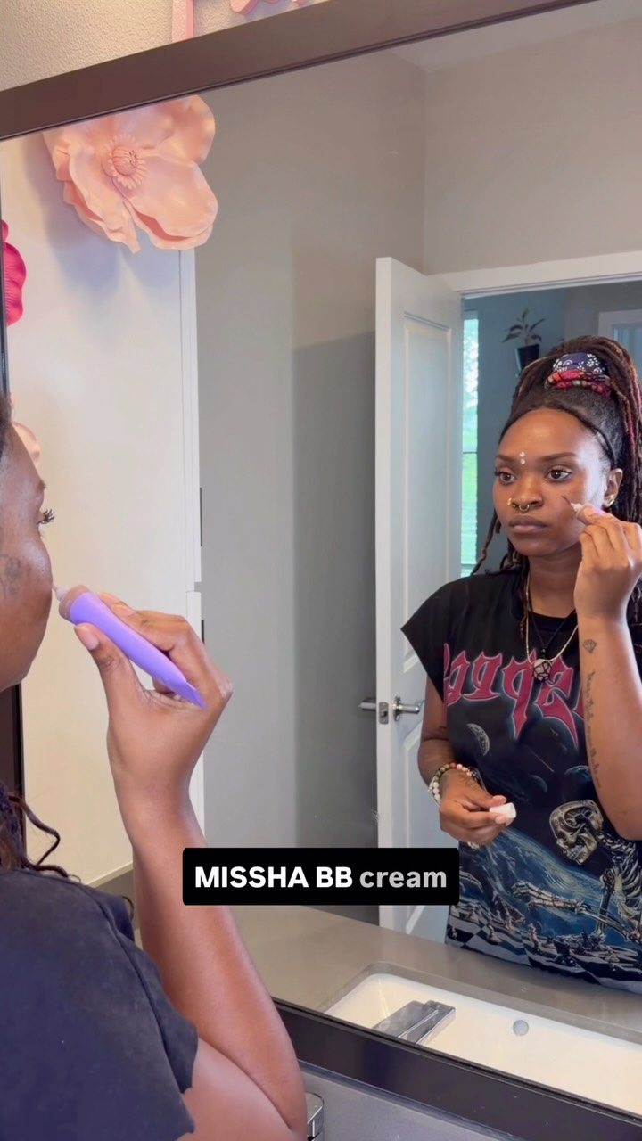 I finally tried MISSHA BB Cream and I love it! Go follow @missha_us and @missha.official 🔥🎉🖤 #missha #misshapartne...