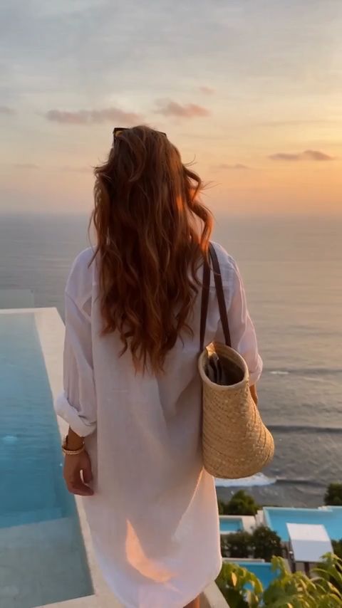 Sunset walk, infinity pool