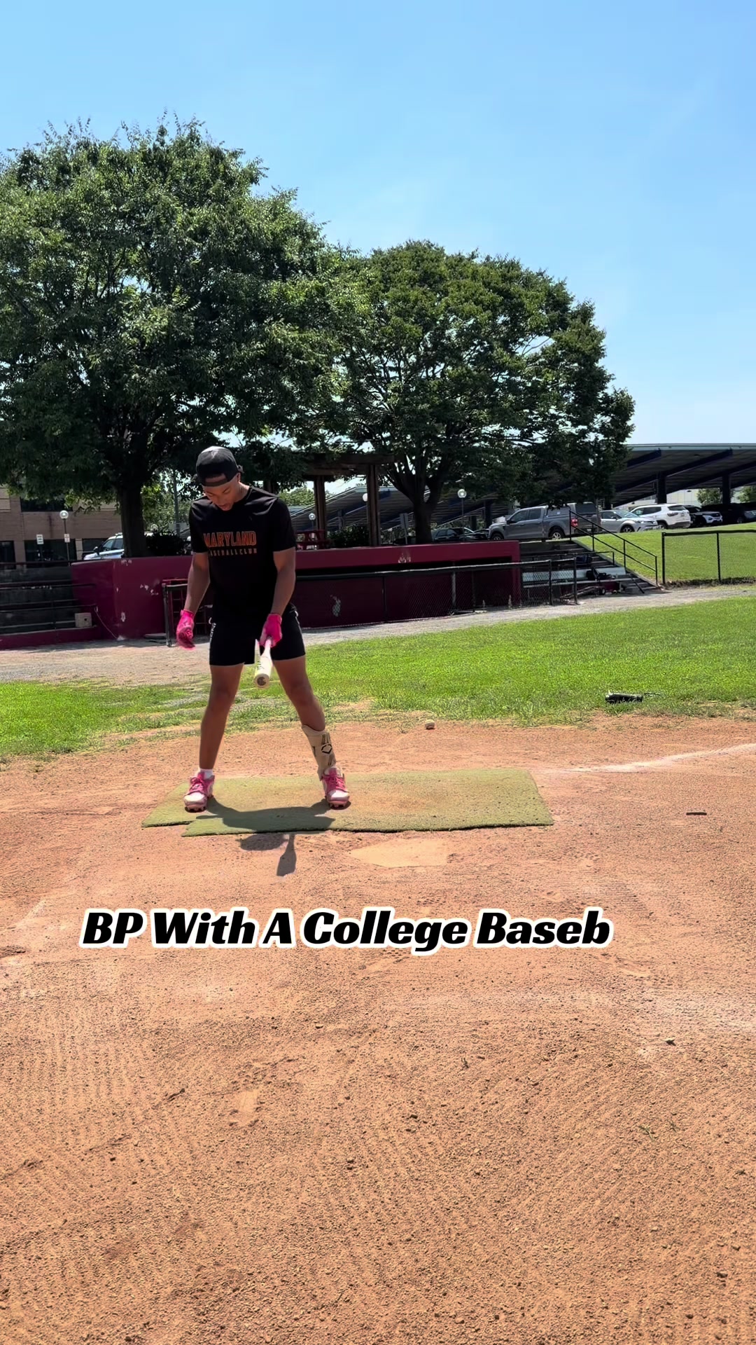 BP With A College Baseball Player @CombatMFG #BP #hitting #collegeathlete #baseballplayer #fyp