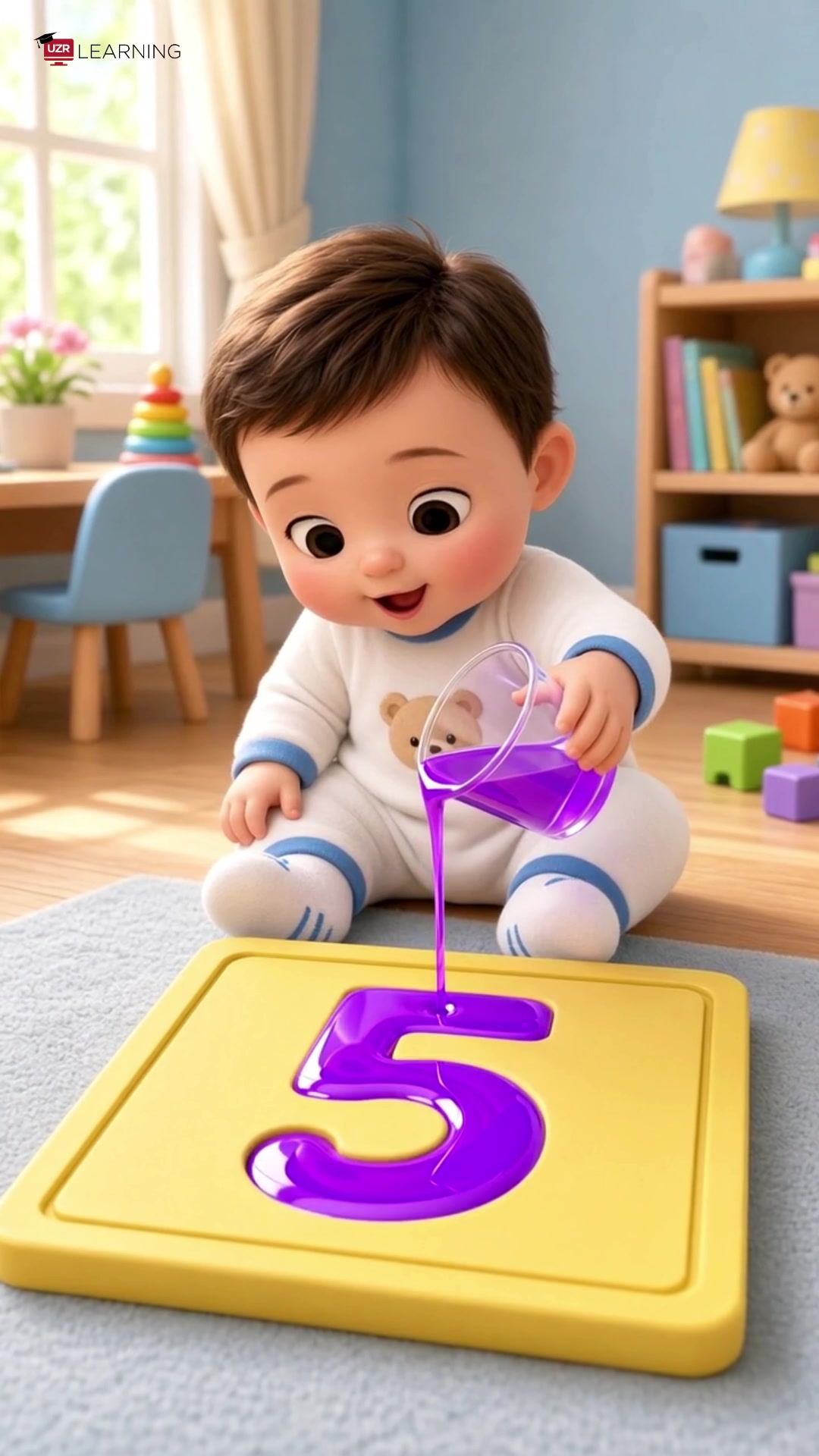 Learn Numbers 1 to 20 with Baby | Colorful Number Magic for Kids & Toddlers#shorts #kidsoftiktok #viralvideo #foryoup...
