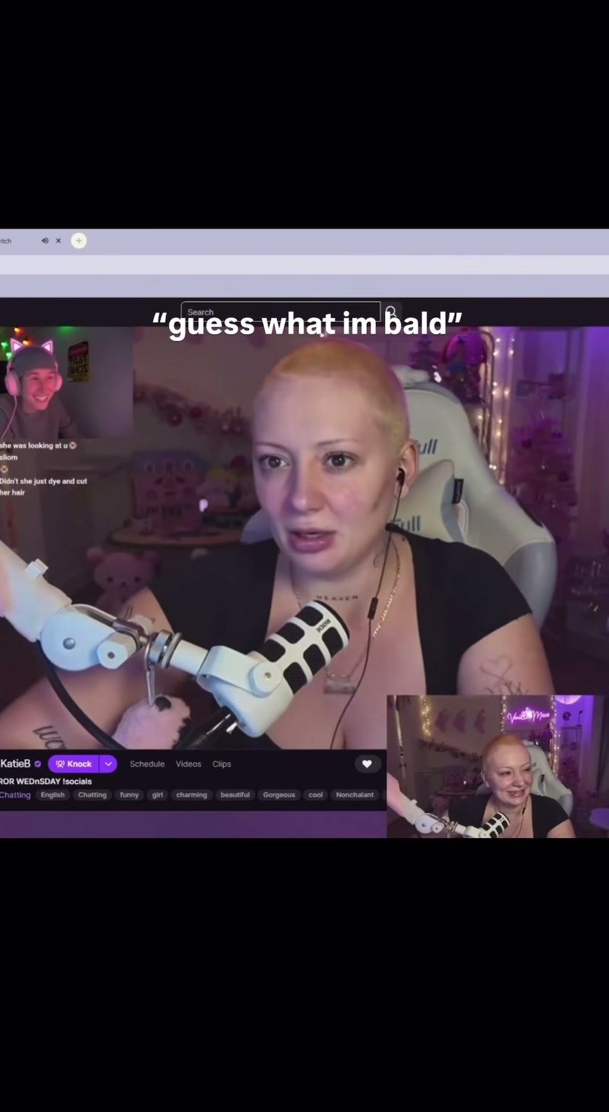 streamception!! #vanillamace #katieb #funny #streamer #twitch